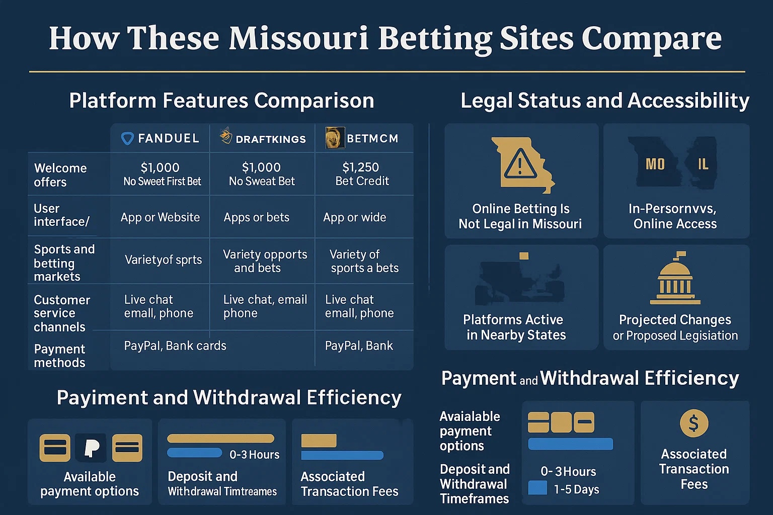 How These Missouri Betting Sites Compare